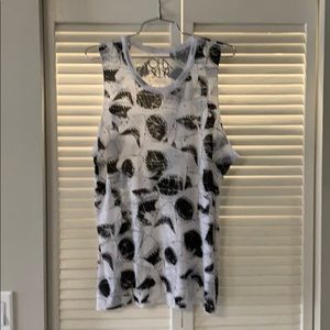 Shark print muscle tank by Chaser